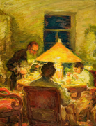 Tolstoy in his family circle