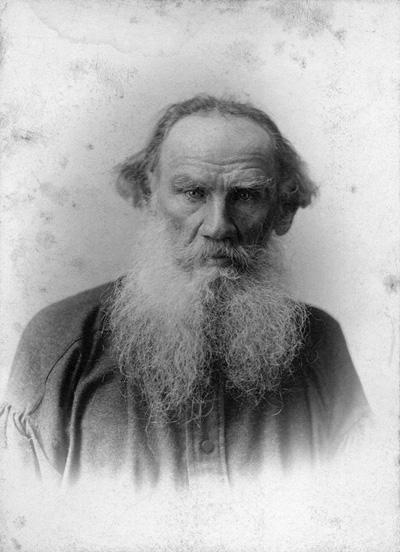late 1890s Lev Tolstoy, author of War and Peace and Anna Karenina