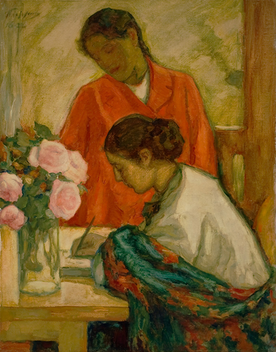 The artist’s daughters