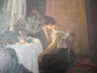 Lady at Toilette